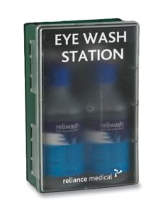 Reliwash Double Eyewash First Aid Kit Station
