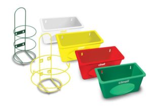 Metal Dispenser for Clinell Detergent Buckets (yellow)