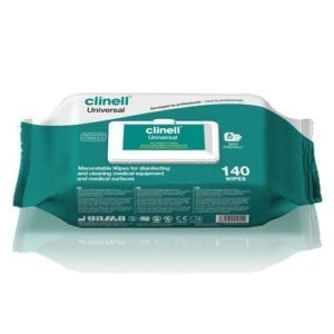 Universal Wipes Maceratable Case of 6 Packs of 140