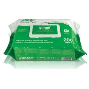 Universal Wipes Pack of 200