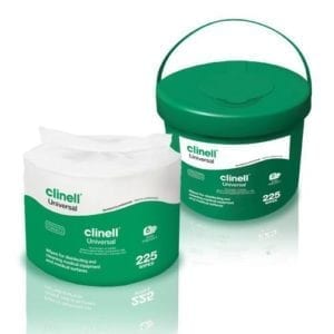 Universal Wipes 225  Case of 4 Refills for Buckets